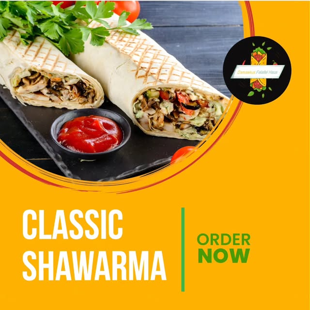 Schawarma Sandwich aus dem Instagram-Profil von Damaskus